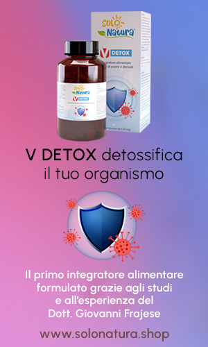 V DETOX - Integratore alimentare naturale che svolge azione coadiuvante come disintossicante dell’organismo - www.solonatura.shop